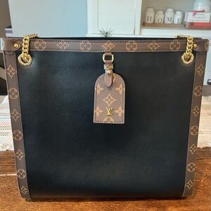 Louis Vuitton Monogram Black and Brown Shoulder Bag